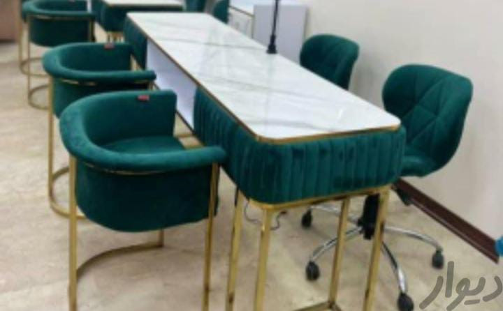 میزناخن دونفره بغل پارچه