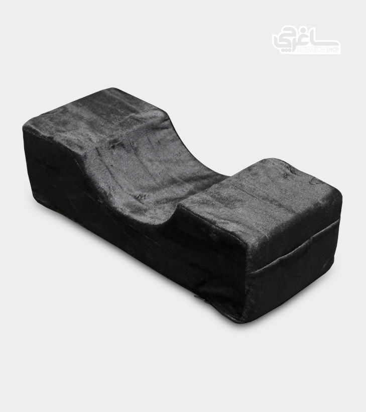 بالشتک زیر گردنی چرمی مژه
