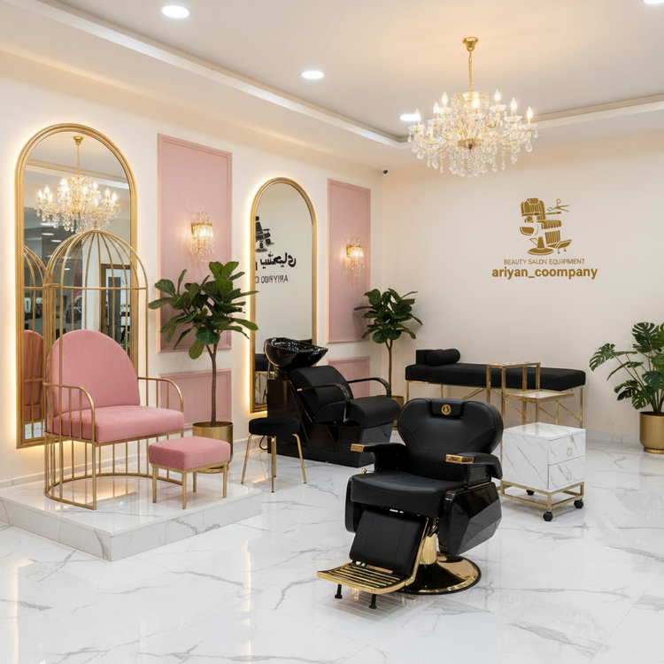 صندلی اصلاح و میکاپ جک پدالی وارداتی vip